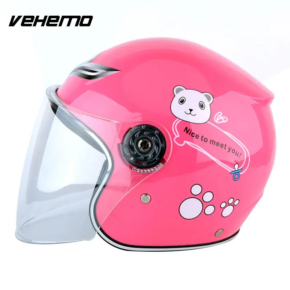 

Vehemo Children Motorcycle Helmet Sports Flip Up Craniacea Cycling Kids Modular Helmet Multi Carton Anti-Vibration Riding Bike