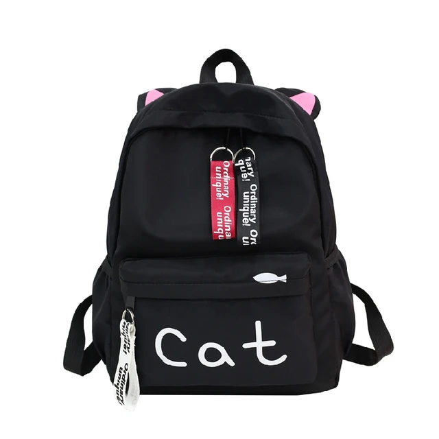 Japanese Harajuku Cat Backpack 4