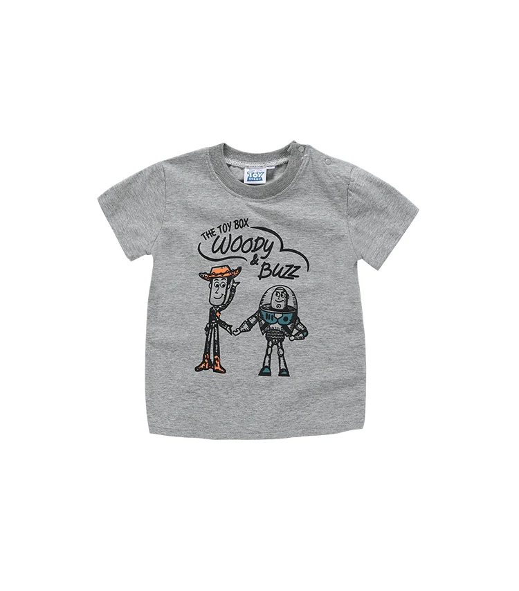 Disney/детская одежда; футболка для маленьких мальчиков с героями мультфильмов; детская футболка с короткими рукавами с принтом «История игрушек» и «Базз Лайтер»