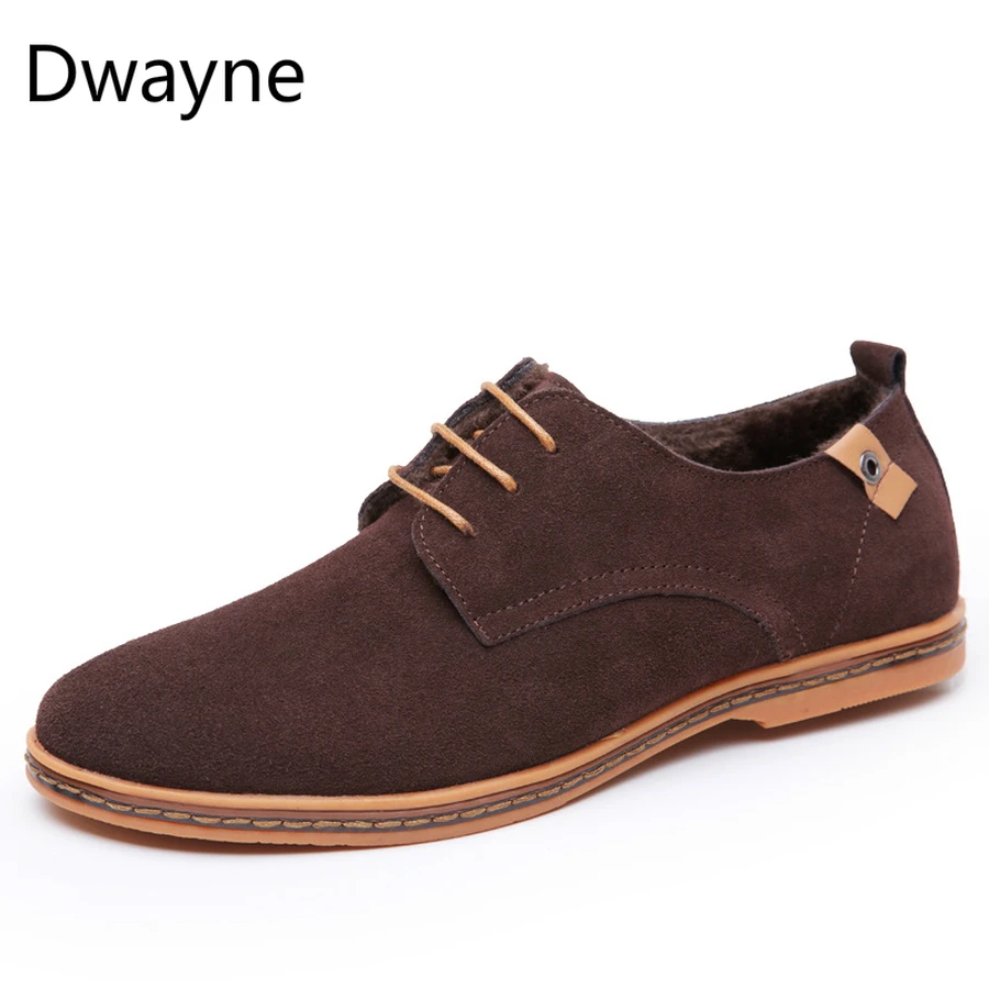 

2018 fashion men casual shoes new spring men flats lace up male suede oxfords men leather shoes zapatillas hombre size 38-48