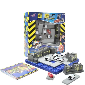 

Thrilling to intercept the police caught the thief 60 level 120 level desktop puzzle games chess Maze children intelligence toys