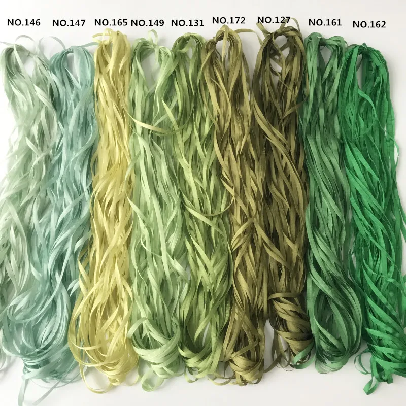 

Diy ribbon 4mm 50mts/roll 100% pure silk grosgrain ribbon solid color for embroidery designs,soft hand feel,free shipping