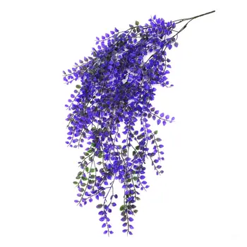 

Wedding Green Artificial Fake plastic hanging Weeping Willow Stem Vine Plant Leaves Garland Home Garden Decoration
