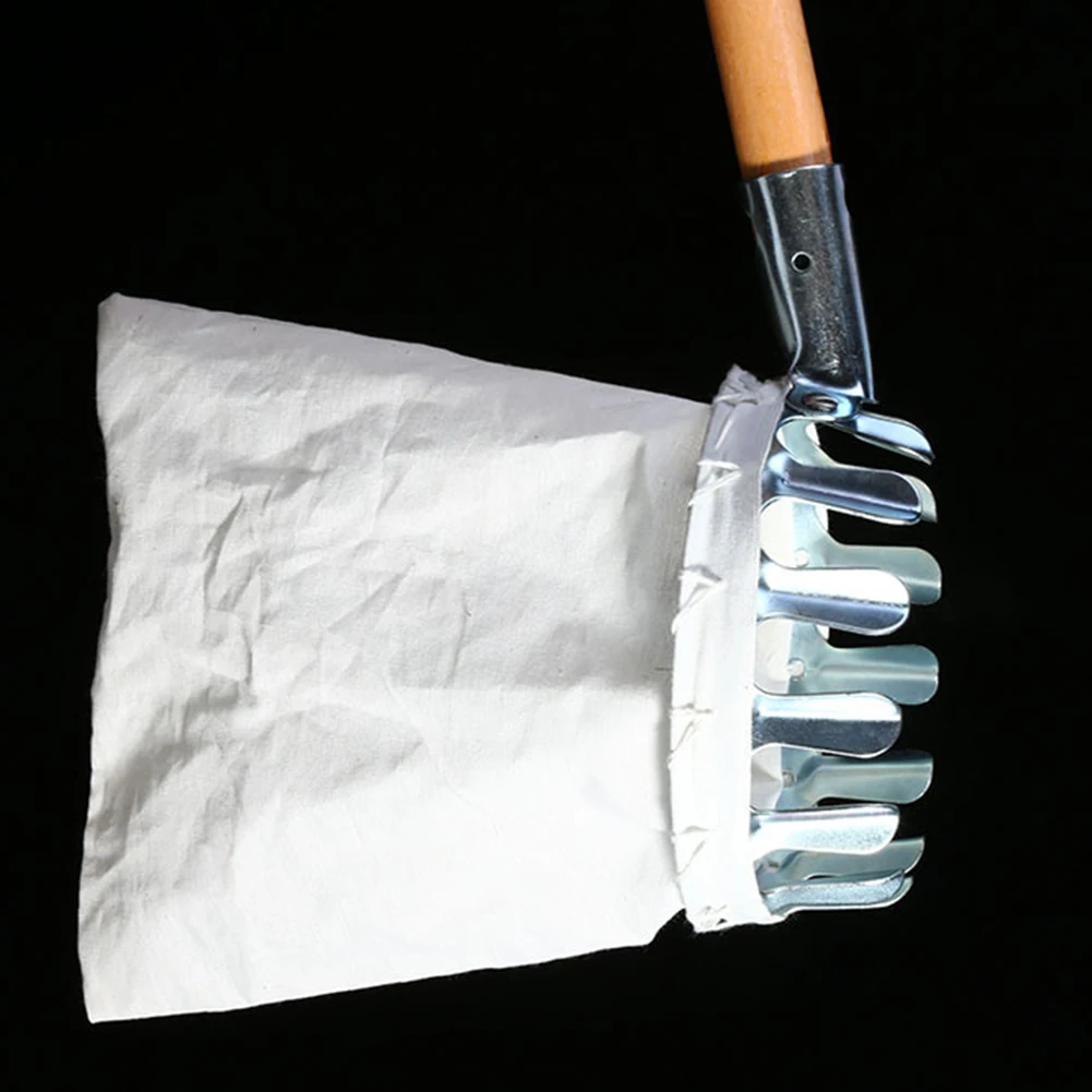 

Fruit Picker Convinient 13 Teeth Picking Orange Apple Peach Tree Grab Basket Bag Cloth Handheld Garden Tool