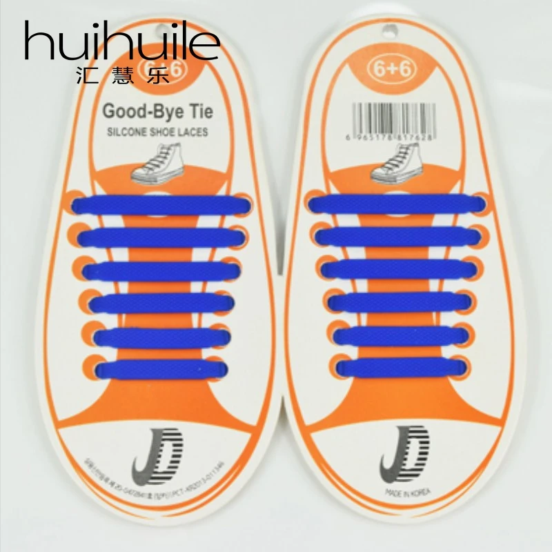 Summer Fashion No Tie Rubber Elastic Shoelace Sneaker Children Adult