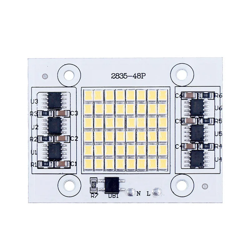 

DIY LED SMD Bulb Lamp 20W 30W 50W Light Chip 230V Input Directly Smart IC Fit For DIY LED FloodLight Cold White Warm White