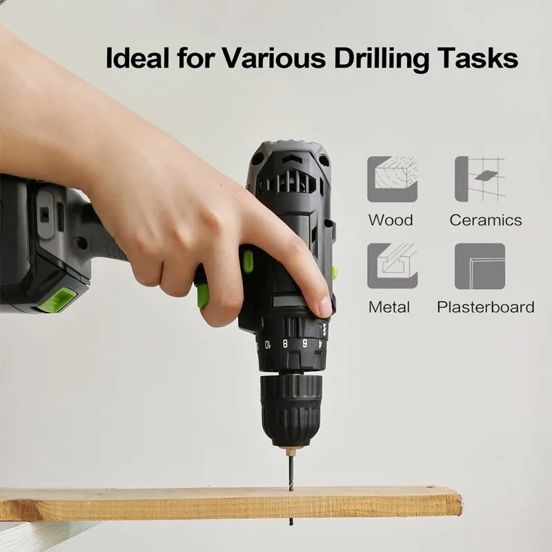 Electric Screwdriver Cordless 18V Mini Portable Electric Drill Lithium Battery Operated Rechargeable Power Tools HOME DIY