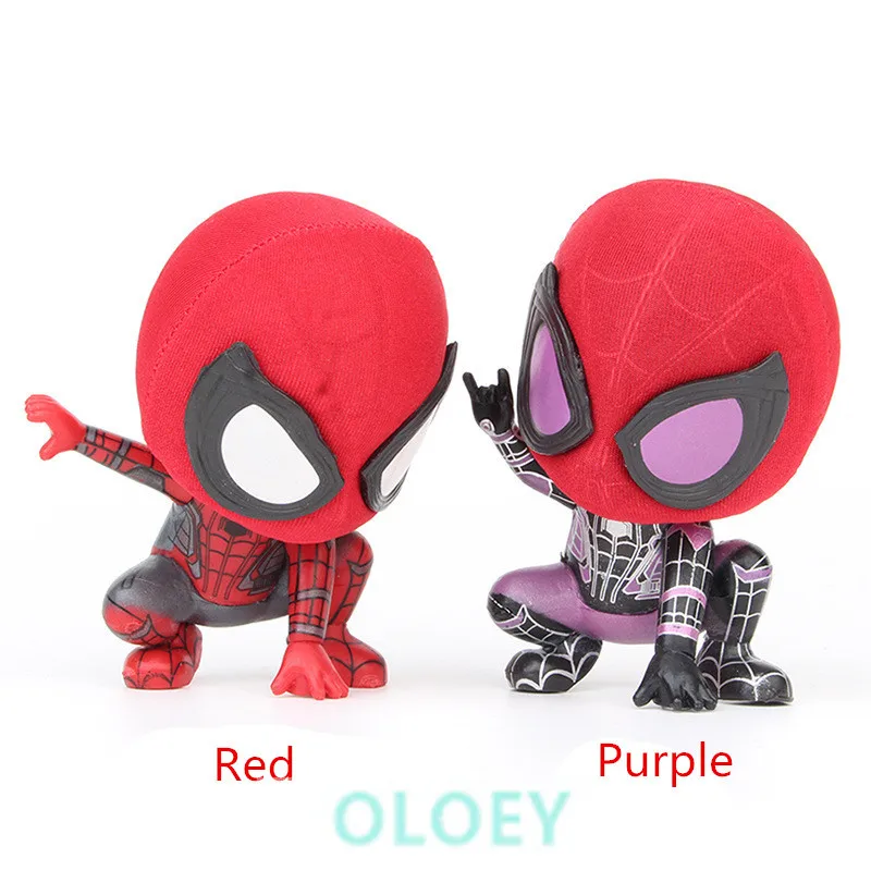 

8CM Avengers Infinity War 2 Types Magnet Spider Man Fridge Magnets Puppet Doll Action Figure Collectible Model Toy OPP L7