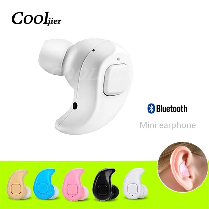 

COOLJIER S530X Mini in-ear Wireless Bluetooth Earphone Sport Stereo Headset With Microphone Handsfree Earbuds For iphone xiaomi
