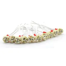 Самодельные Украшения для волос 10 шт Керамика галогенная светодиодный светильник MR16 G4 Mr11 G5.3 GY6.35 основание держателя гнезда