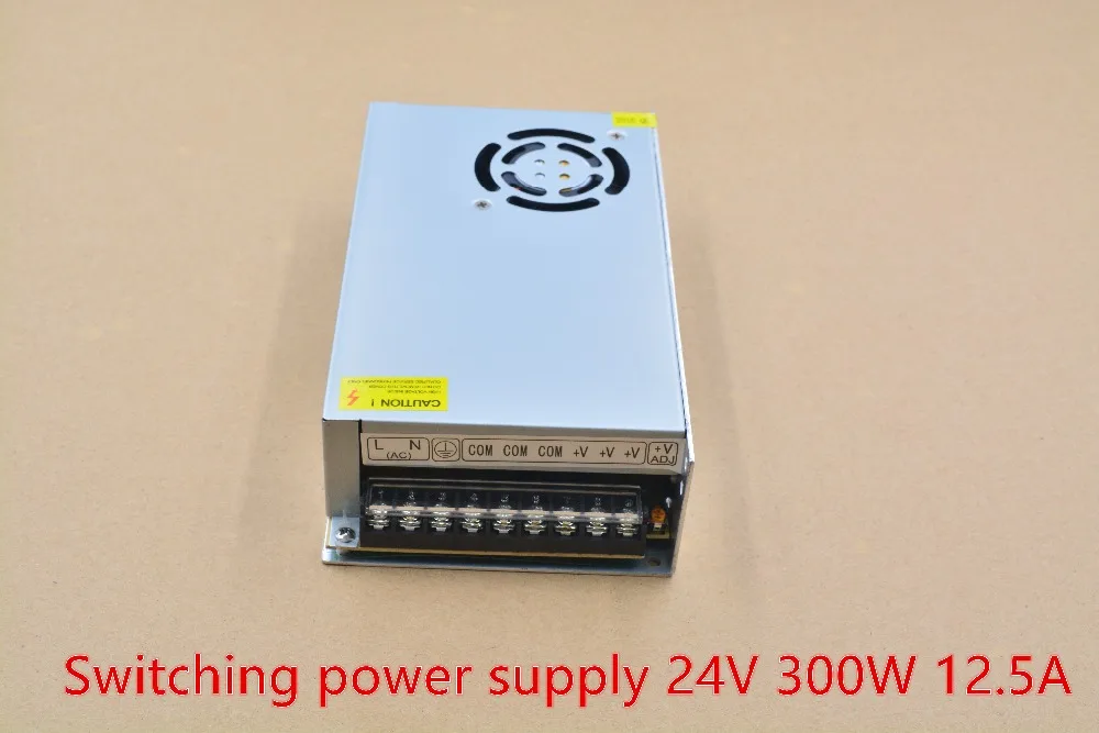 

Single output regulated 300W 24V 12.5A LED monitoring lamp with Module for cnc diy switching power supply 1pcs