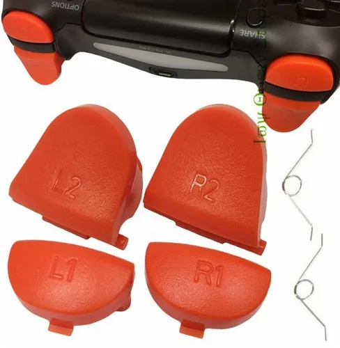 

Orange L1 R1+ L2 R2 Trigger Button With Springs For Sony  ps4 dualshock 4 Controller