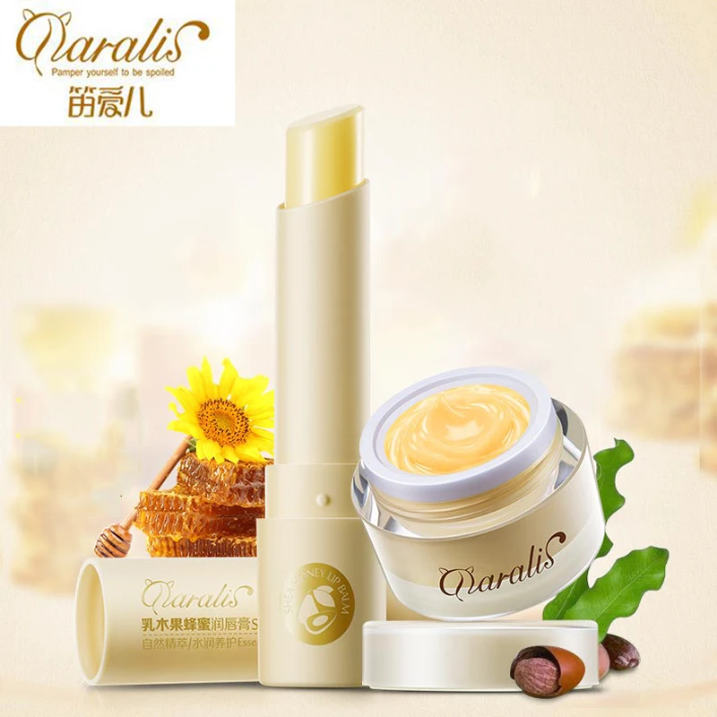 Shea Butter Lip Balm +Lips cream Hydrating Mask Long lasting Moisture