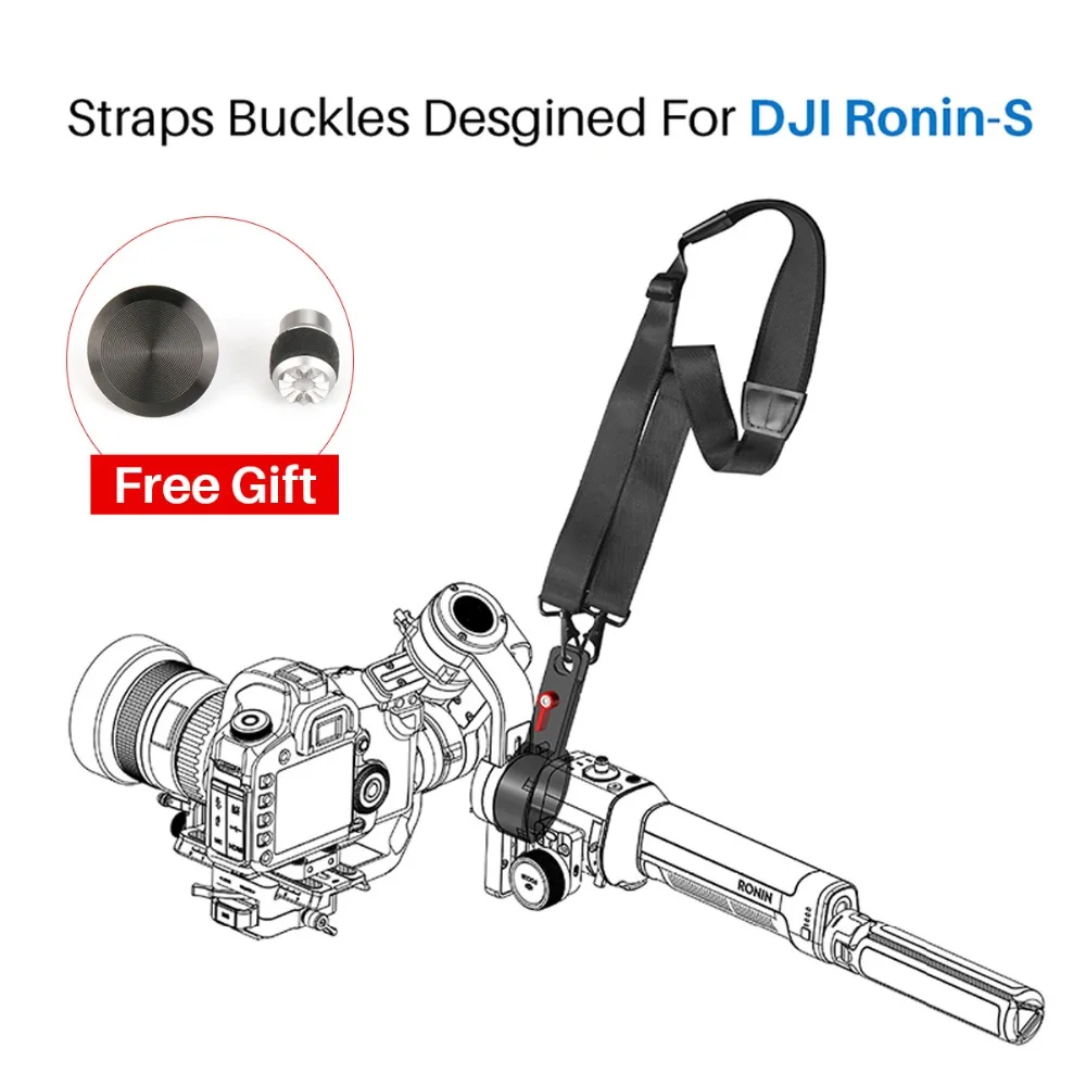 

AgimbalGrear RONIN S Accessory Hang Straps Buckles Hand Free Release Strap Belt for Dji Ronin S Gimbal