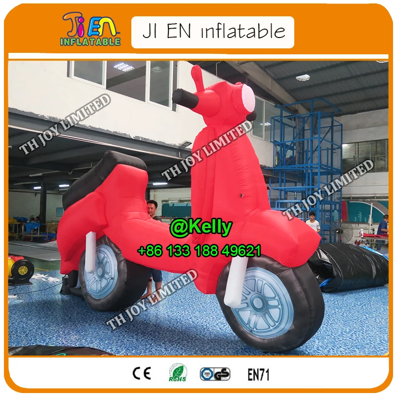 

Free door shipping custom giant inflatable car model, inflatable motorcycle for advertising, cheap inflatable motorbike balloon