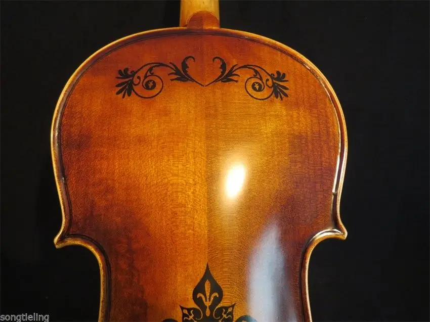 Strad style SONG Brand Master 1" viola, большой звук, красивый рисунок сзади#11397