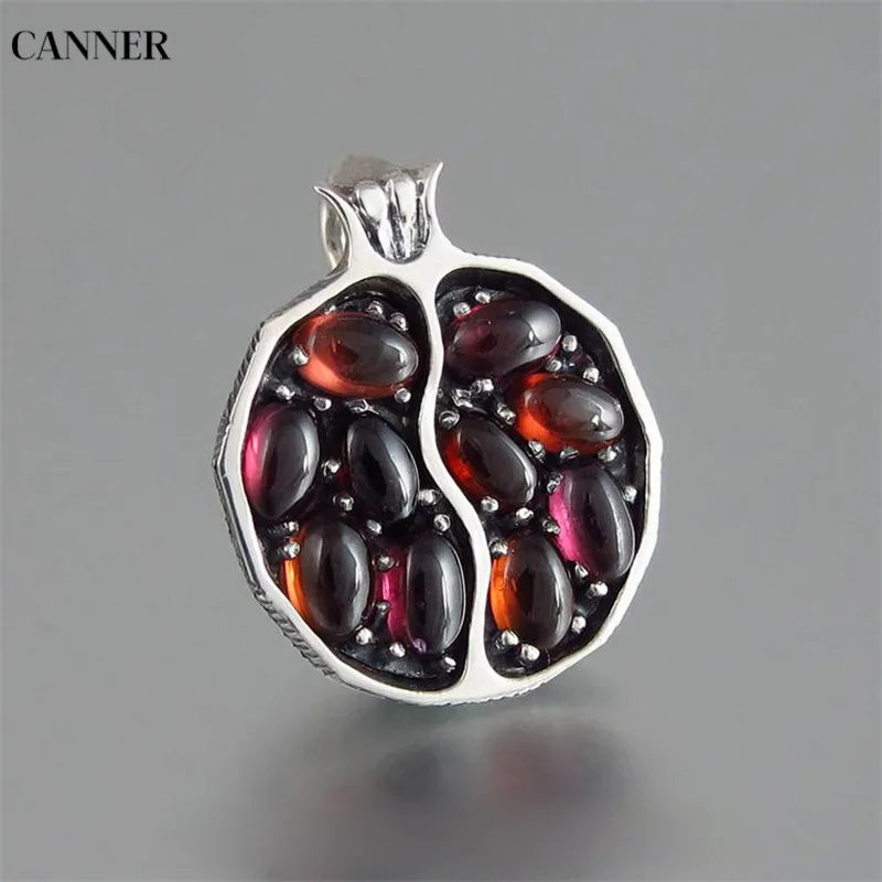 

Canner Pomegranate Choker Necklace Women Vintage Crystal Pendant Necklace Gold Chain Necklace Garnet Punk Jewelry 2019