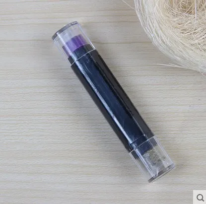 Штамп 2 цвета ручка штемпельная подушечка для резиновый деревянный штамп/таможенная печать - Цвет: Красный