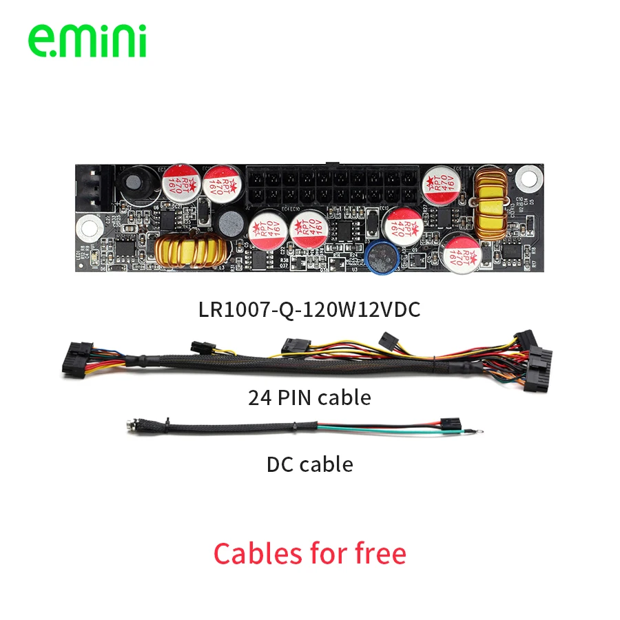 

Hardback Version LR1007-Q 120W 12VDC DC Power Supply Board ATX Power Module For Free Shipping