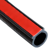 Car Accessories Universal 2~8 Meter Big D Type Noise Insulation Car Rubber Door Sealing Strip High Density Auto Sound Insulation