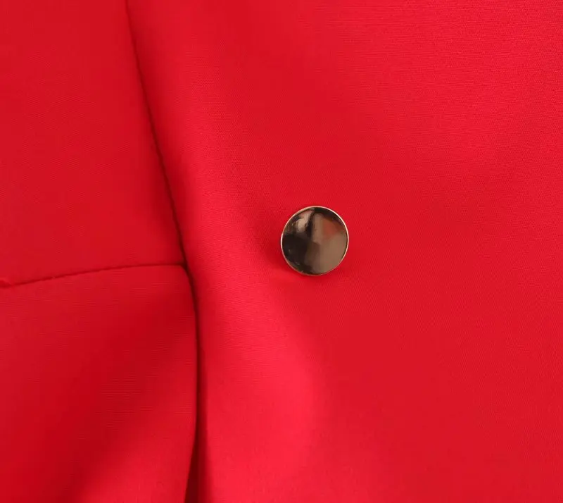 ZXQB Женский стильный красный жилет пальто элегантный офисный женский жилет без рукавов Блейзер Осенняя модная верхняя одежда элегантные топы