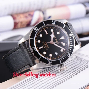 

41mm Corgeut Sapphire Glass Rose Gold Mark Automatic Men Watches