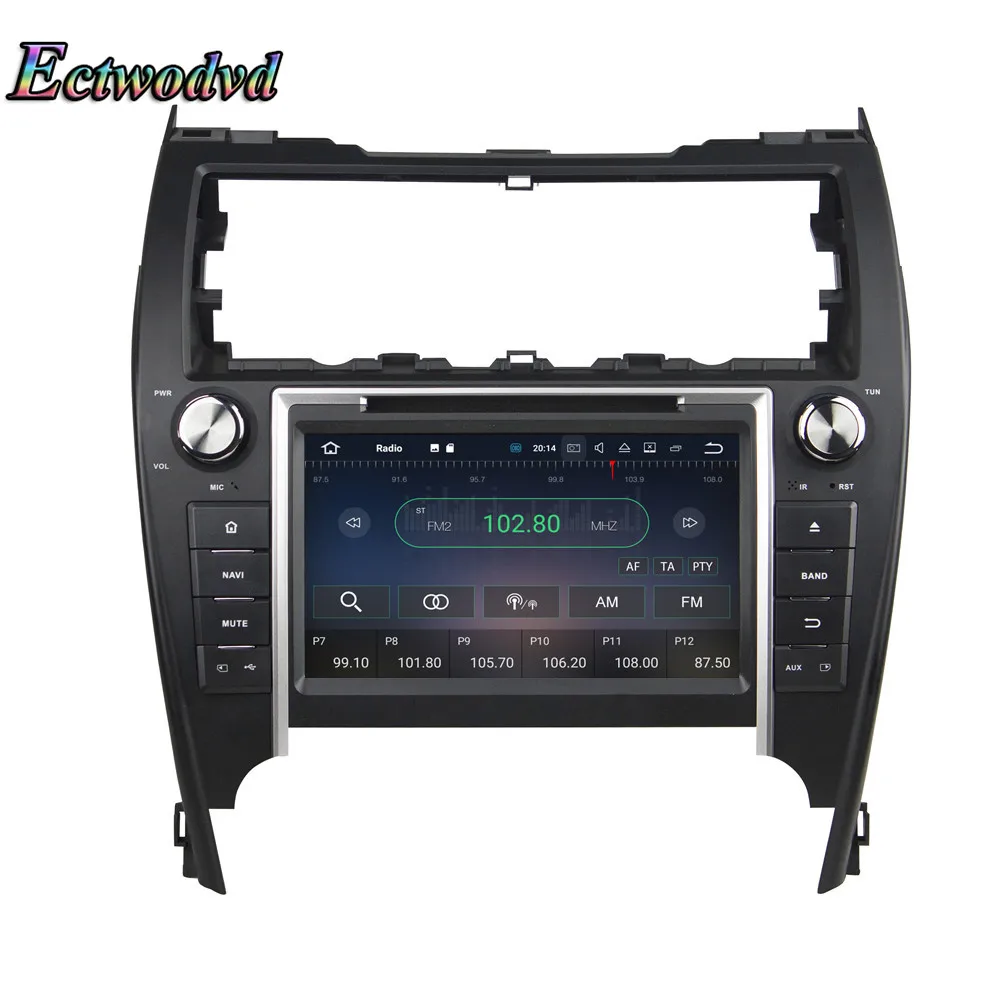Best Ectwodvd Octa Core 4G RAM 64G ROM Android 9.0 Car Multimedia DVD Player GPS HeadUnit For Toyota Camry 2012 US 15