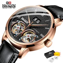 HAIQIN Mens Watches Top Luxury Brand Automatic Machinery Watch Men Double Tourbillon Fashion Waterproof Clock relogio masculino HAIQIN Mens Watches Top Luxury Brand Automatic Machinery Watch Men Double Tourbillon Fashion Waterproof Clock relogio masculino