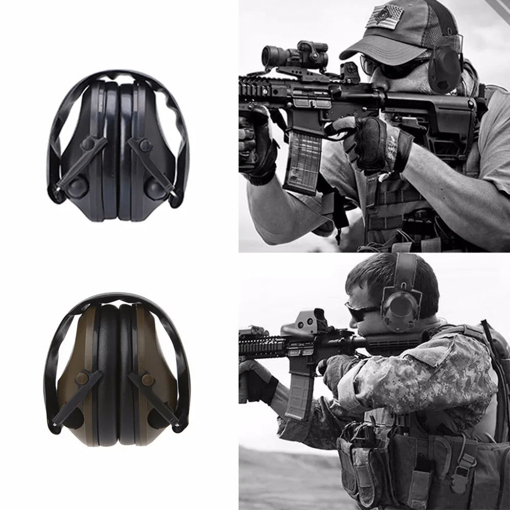 

Anti-noise Electronic Ear Muffs Protection Shooting Hunting Sport Tactical