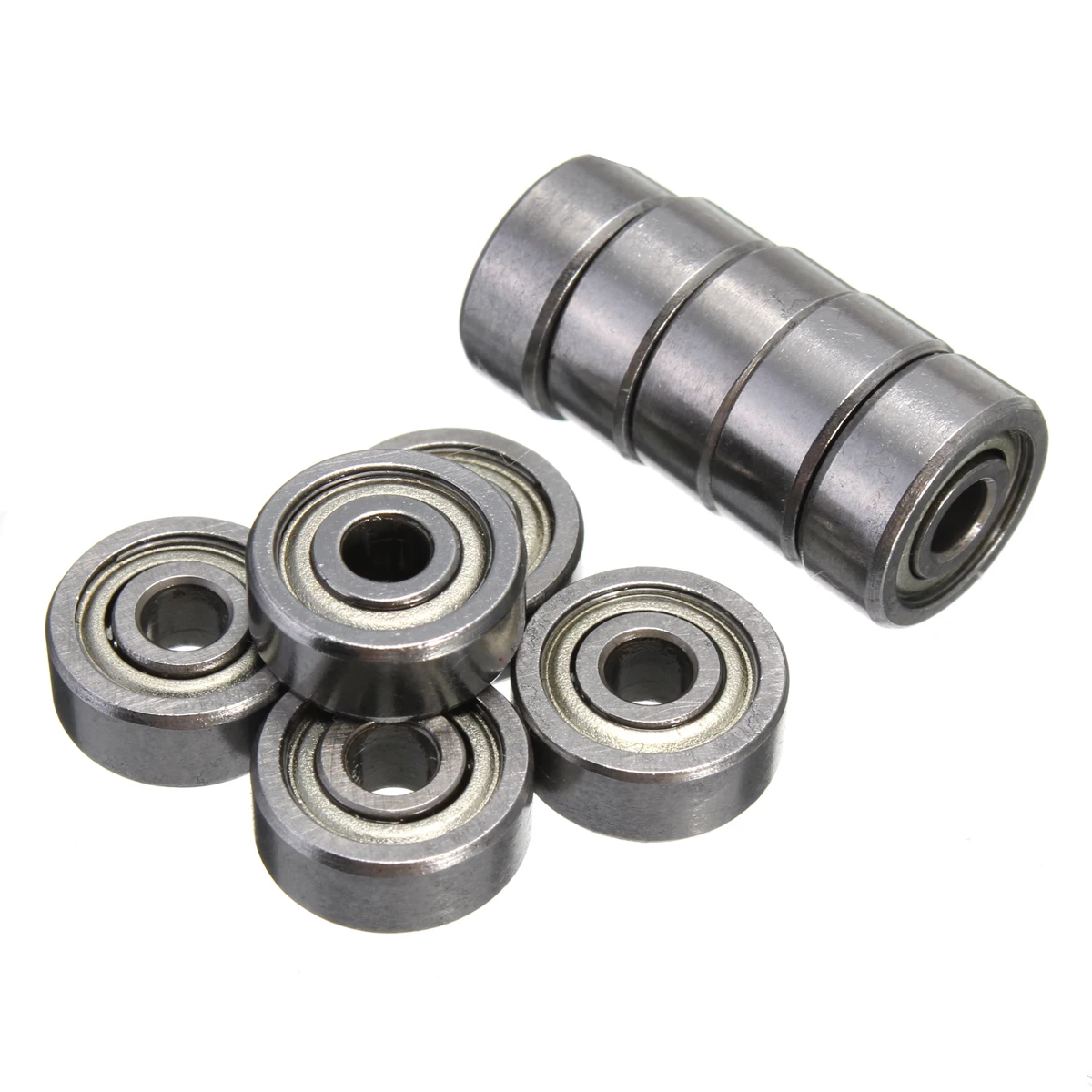 

10Pcs 623ZZ Miniature Deep Groove Ball Bearings Limiting Speed 52000 RPM 3x10x4mm for 3D printer Shielded Silver Chrome Steel