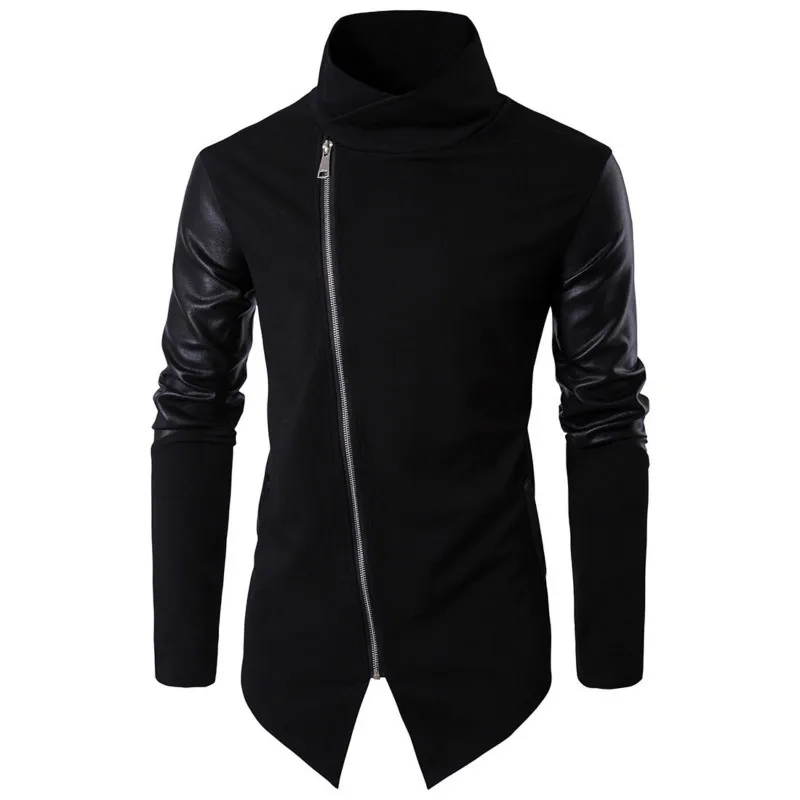 

PU Knitting Unlined Upper Garment male mens leather man jackets fashion jacket style coat men outerwear coats