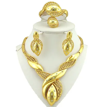 

gold plating jewelry sets african big jewelry set wholesale african women necklace african fine jewelry sets