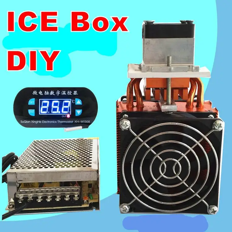 Semiconductor Refrigeration Diy Ice Box Freshkeeping Box Refrigerator Diy Kit Physics