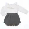 

Pudcoco Cute Newborn Baby Girl Clothes Long Sleeve O-Neck Wool Knitting Bodysuit Shorts Warm Outfits Set 0-24 Months Helen115