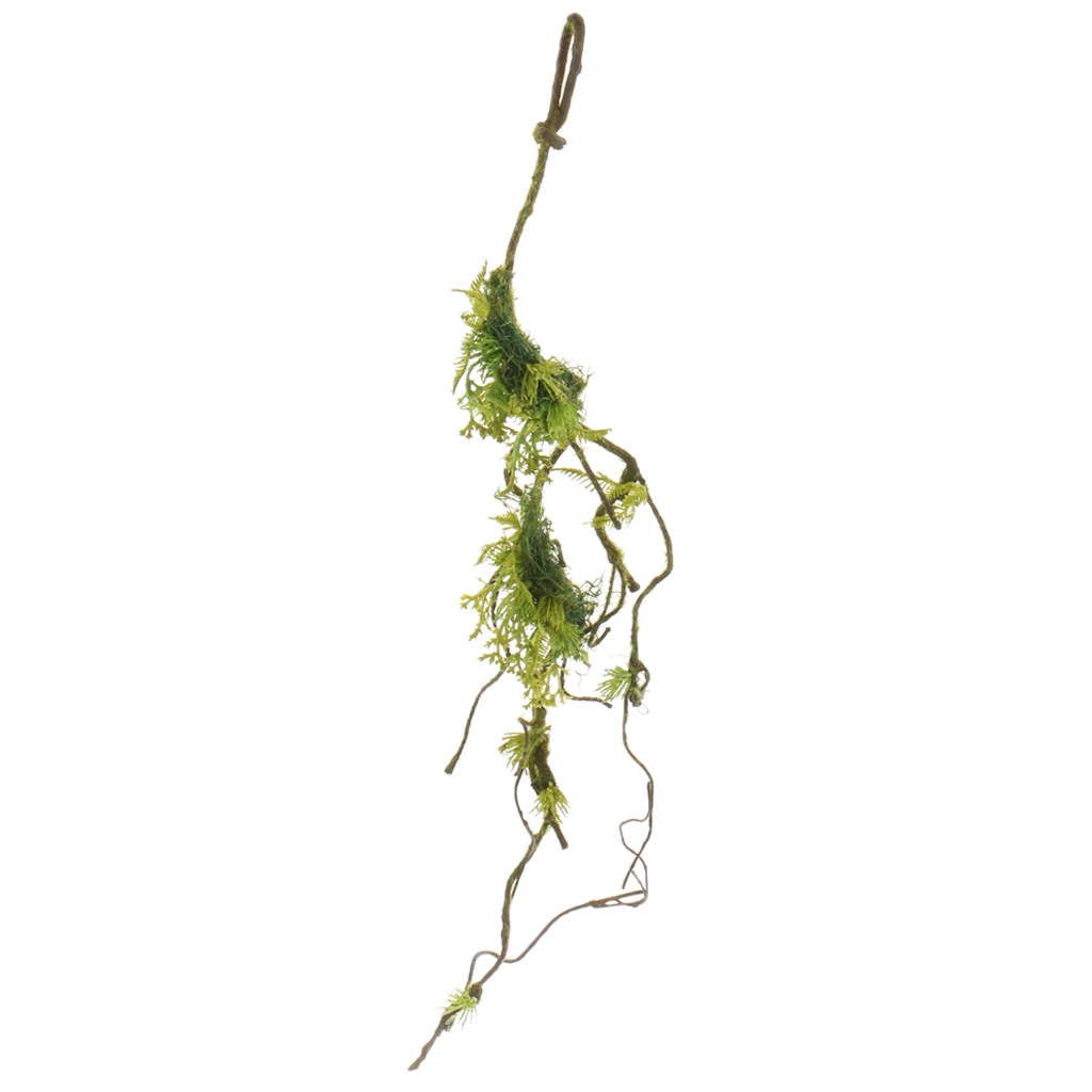 Artificial Hanging Fern Leaf Green Vine Plants Panel Garland Wall Hanging Decoration Wreath for Home Party Favor Wall Decor