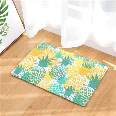 Cross-border law Laiwu 3d printing carpet pineapple bedroom home living room carpet cartoon printing mats mats custom - Цвет: 22