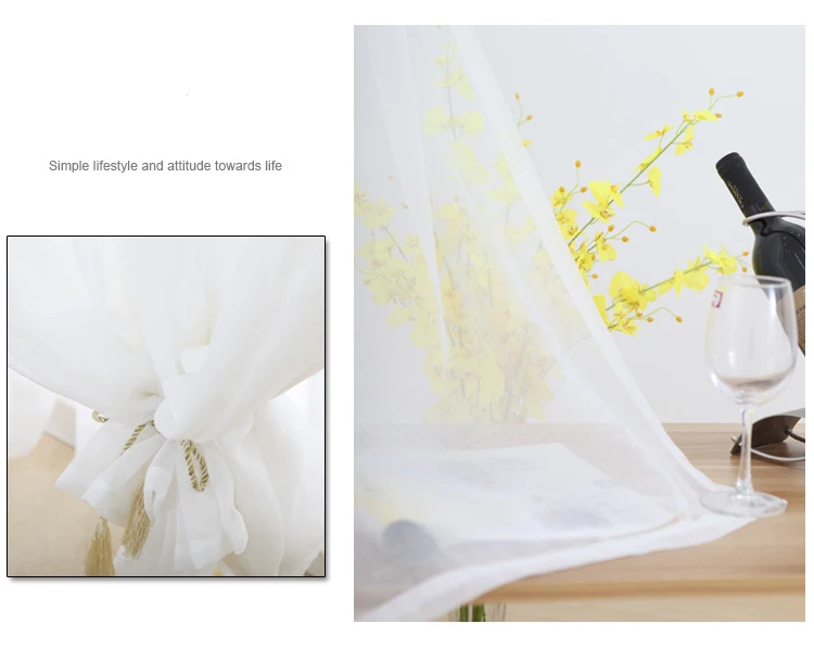 Твердые пеньковые ткани для штор панельные занавески для гостиной эркер балкон кухня перегородка Тюль Шторы MY011-3