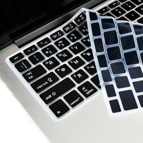 ЕС/США силиконовый чехол для Macbook Pro retina 13 15 русская клавиатура A1502 A1398 для Macbook retina 13 15 русская крышка клавиатуры