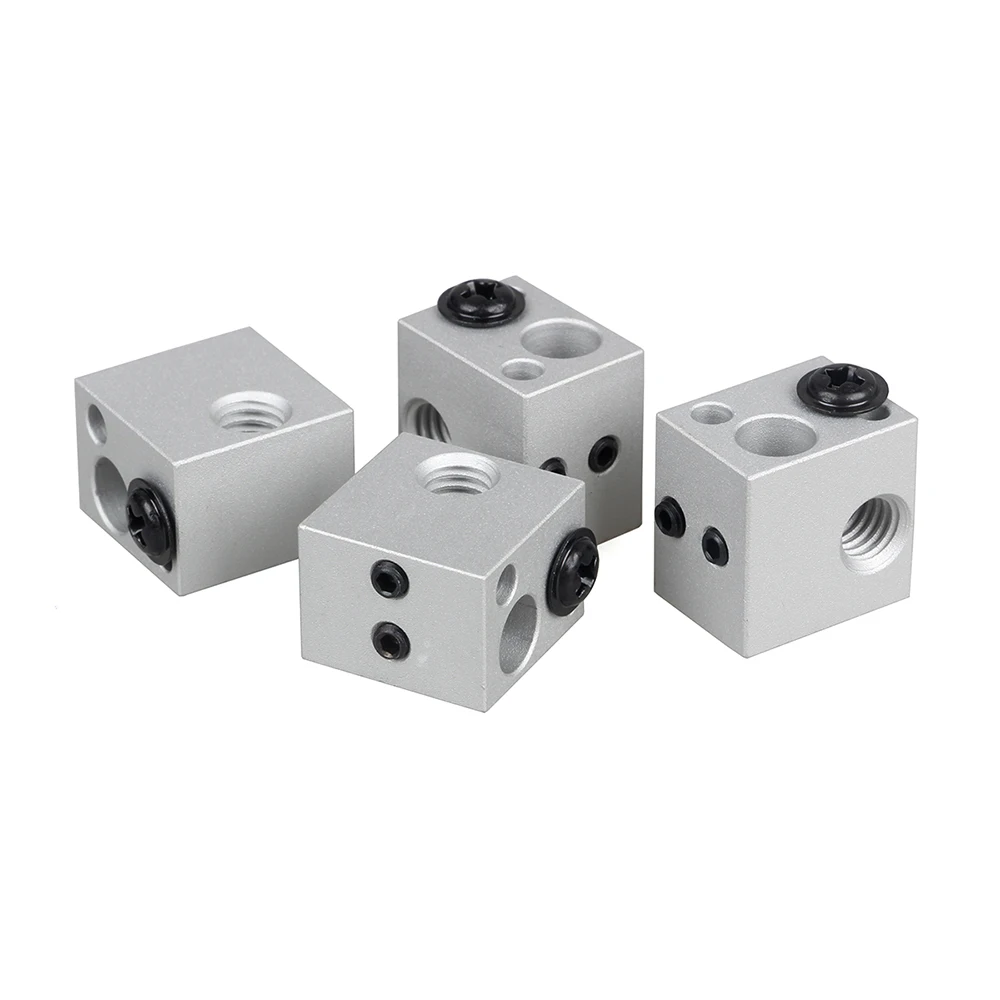 LERDGE الألومنيوم الحرارة كتلة ل J-رئيس الطارد HotEnd 3D طابعات سيليكون الجوارب أجزاء BP6 التدفئة كتلة اكسسوارات