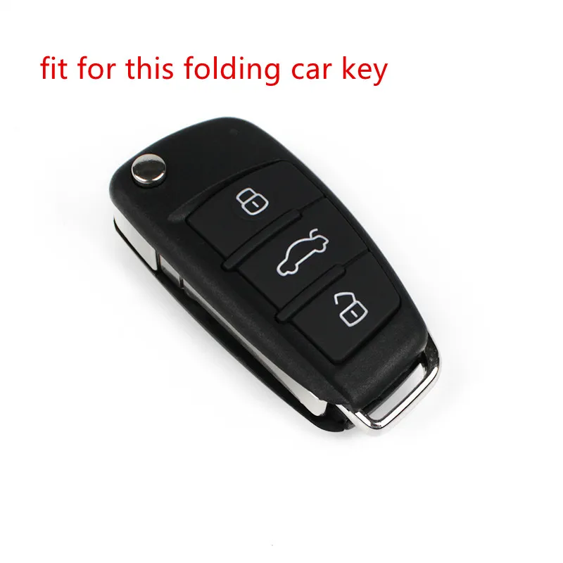 Multicolor Remote Car Key Shell Case Cover Protection ABS Plastic For Audi A1 TT A4L A6 A5 A7 A8 Q3 Q7 Q5 Q7 S5 S6 S7 S8 New (2)