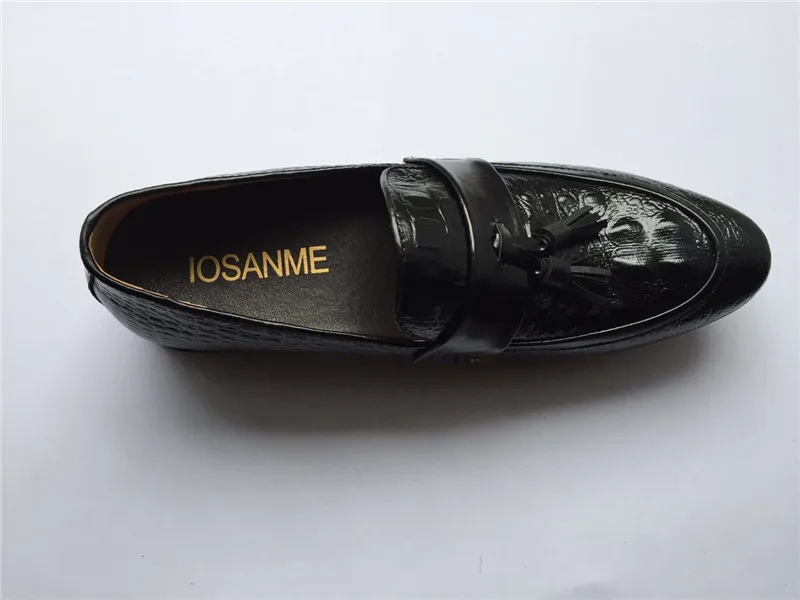 Мужская обувь с кисточками; кожаная обувь в итальянском стиле со змеиным узором; модельная обувь для офиса; Роскошная брендовая Модная элегантная обувь-оксфорды для мужчин