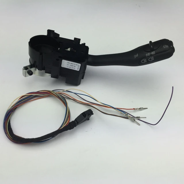 OEM Black Cruise Control System Stalk + Harness for Golf Jetta