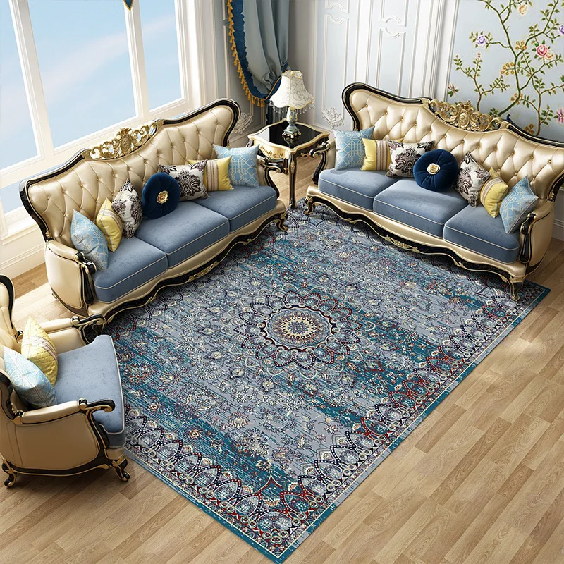 AOVOLL персидский стиль толстые мягкие ковры для гостиной, спальни, конференц-зала, напольный коврик, деликатное украшение, домашний ковер