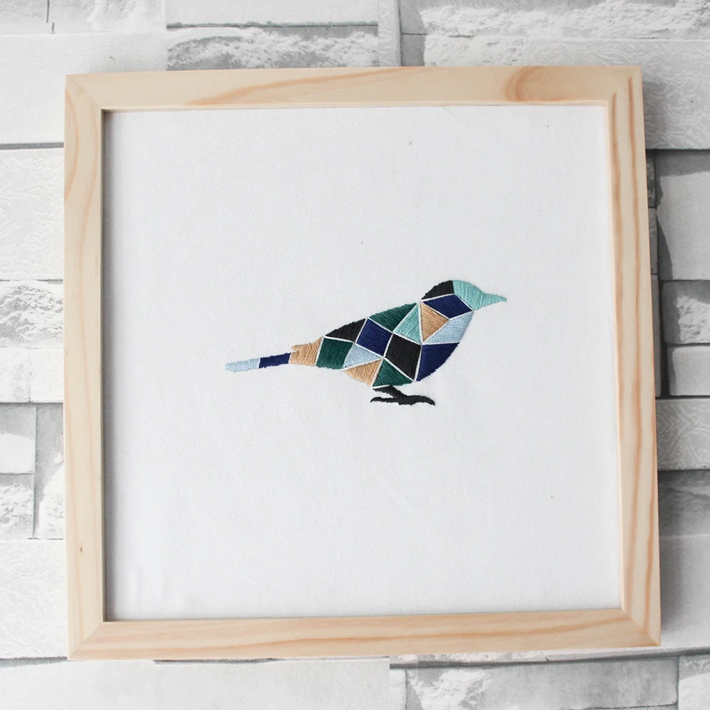 DIY Animals Pattern Embroidery Kits for Beginner Needlework 3D Cross Stitch Embroidery Set Craft Sewing Accessories