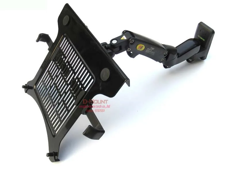 Mola de Gás Suporte de Alumínio Braço Duplo Portátil Wall Mounted Bracket 13 -27 Notebook Restractable Nb-f15t 1-6kg 75x75 100x100 - Image 2