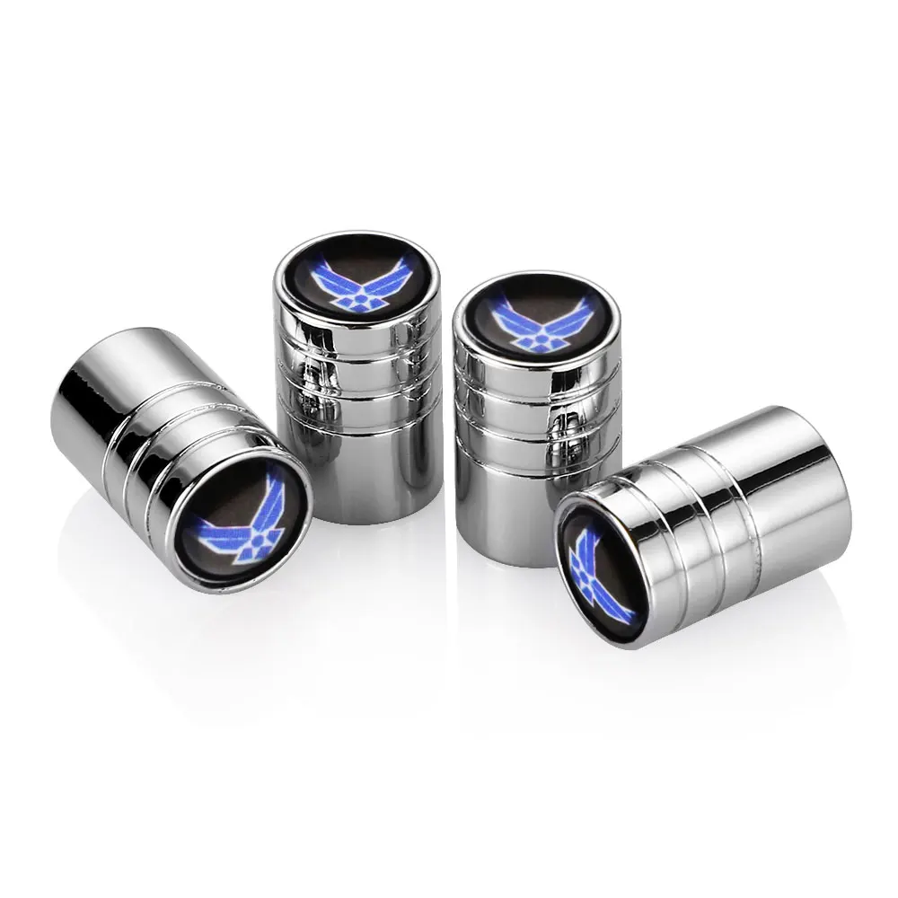 DSYCAR US Air Force Bike Motorcycle Car Tire Valve Stem Caps for Car