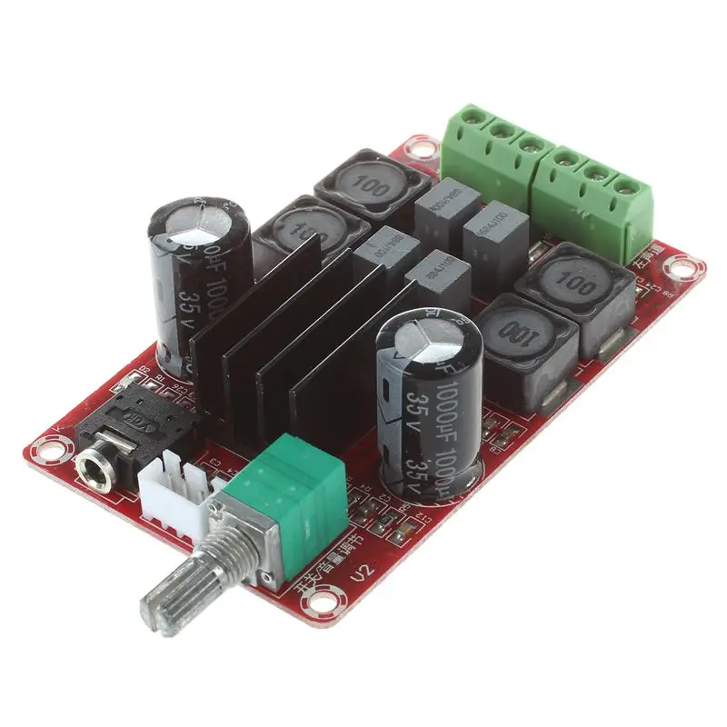 

digital amplifier board TPA3116D2 two-channel stereo XH-M189 2 * 50W high-end DC24V