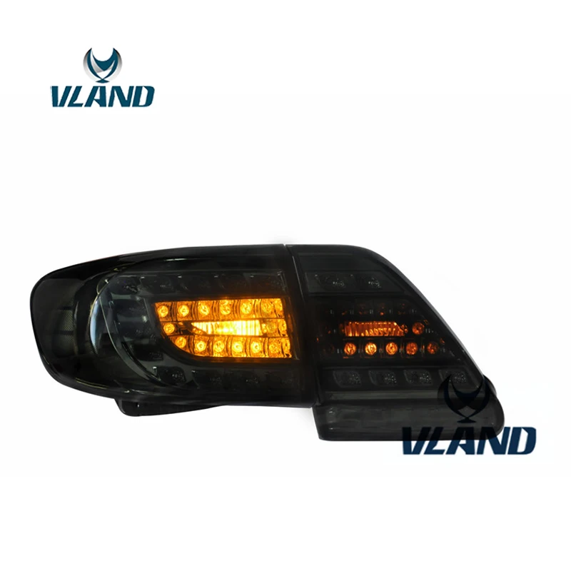 VLAND завод для автомобиля задний фонарь Corolla 2011 2012 2013 светодиодный DRL + обратный