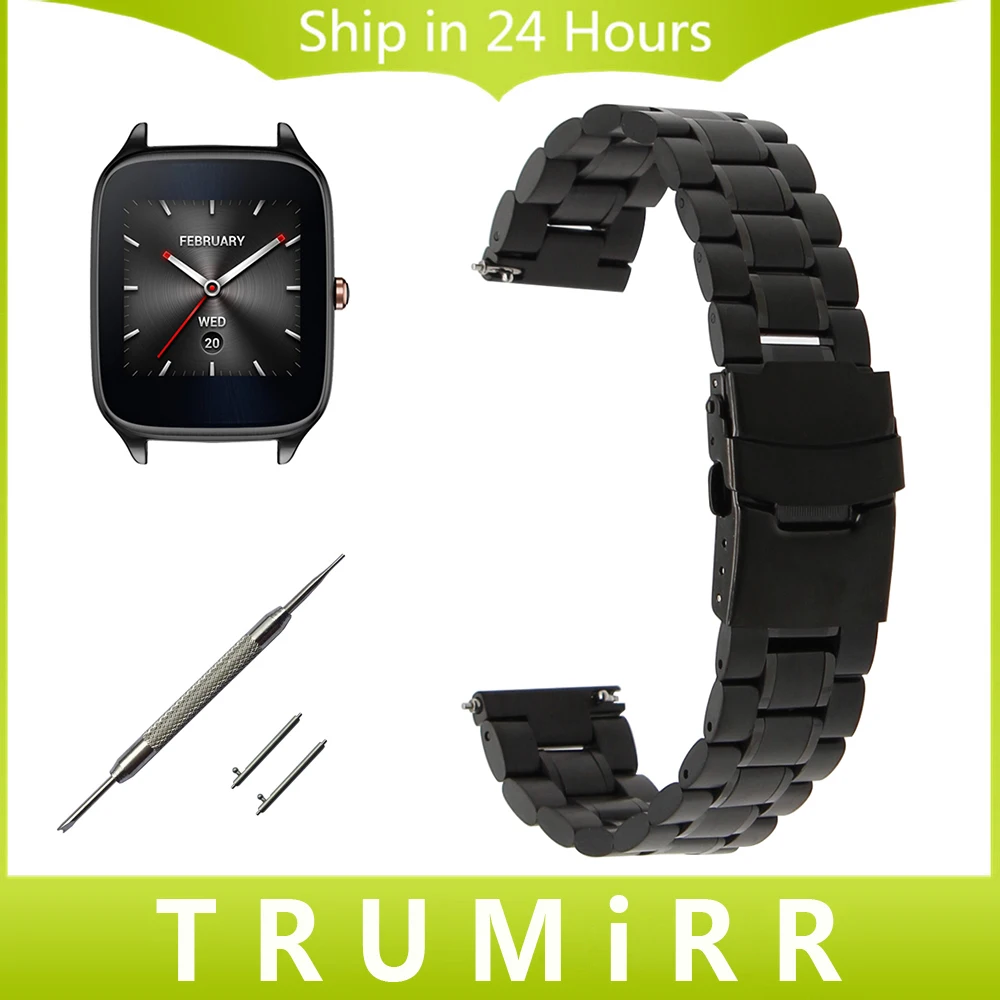 Prix pour 22mm Montre En Acier Inoxydable Bande Sangle De Dégagement rapide Bracelet pour ASUS Zenwatch 1 2 LG G Watch W100 W110 Urbane W150 Pebble temps Prix pour 22mm Montre En Acier Inoxydable Bande Sangle De Dégagement rapide Bracelet pour ASUS Zenwatch 1 2 LG G Watch W100 W110 Urbane W150 Pebble temps