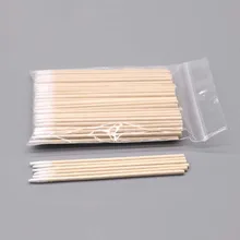 Наращивание ресниц ватные палочки для здоровья макияж Косметическая подводка для глаз 100 шт. ушные палочки для очистки палочки наконечник для медицинского дерева ватные палочки